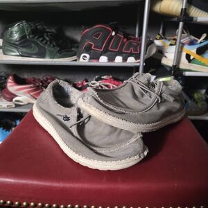 🔥 Hey Dude Wally Sox Size 13 Gray Athletic Shoes